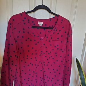 Long sleeve blouse